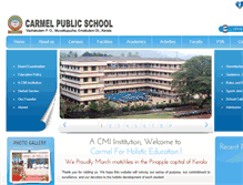 Tablet Screenshot of carmelpublicschool.com